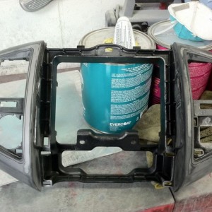 Prepping for paint