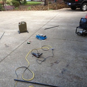 Cutting up some cheap metal to practice my welding on. Going to try and box