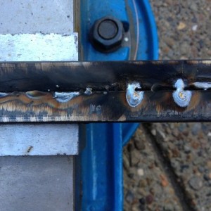 Lol. I guess bridging the gap is better than trying to do one long bead. Go