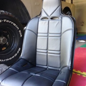 Got these reupholstered for the jeep. I love these!!!