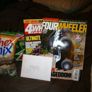 Found this sitting on my bed when I got home. Girl friend got it for me. Ho