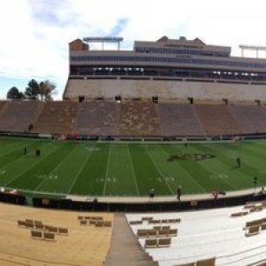 Taken about an hour prior to kickoff at Folsom Field in Boulder, CO.