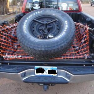 the rear tire gate