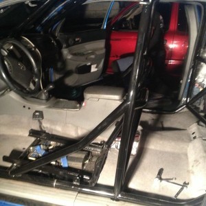 TRD factory cage setup