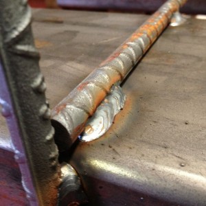 Welds are getting better. Not bad for the first week