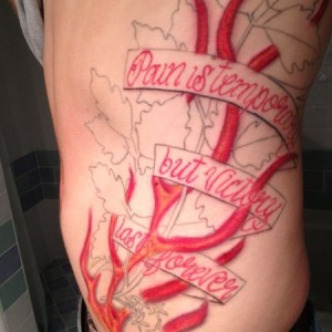 Got the flames done. It will show more yellow tomorrow