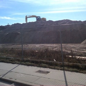 This is the sand they are taking off the Streets here...entire beach was wa