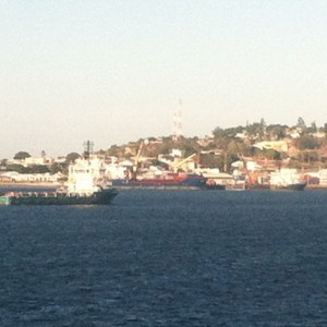 In port...