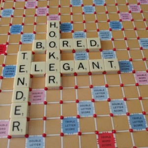 When it rains at camp the Scrabble board comes out