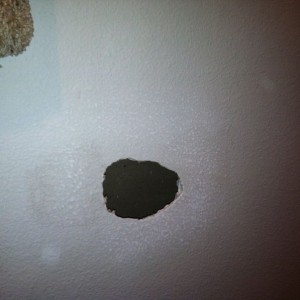 Attempting to fix a hole