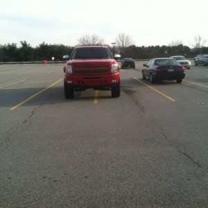 When one parking spot is to small I guess you need to take 4...