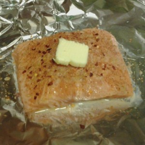 My salmon im bout to cook myself