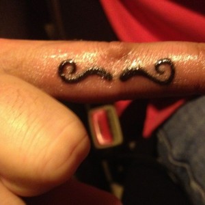 Got my stache touched up, was damn near faded away.
