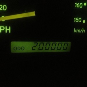 And it has finally reached 200,000 miles