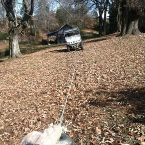 All of the cable off. And all I have to say about that is, fuck steel winch