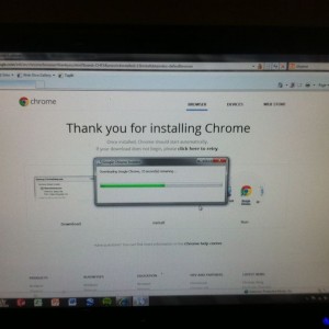 Using Internet exploder for its intended purpose