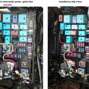 Intercooler pump fuse