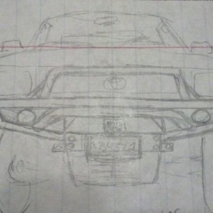 Quick sketch front view