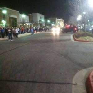 People REALLY want those Tvs lol...target line at opening...I like people w