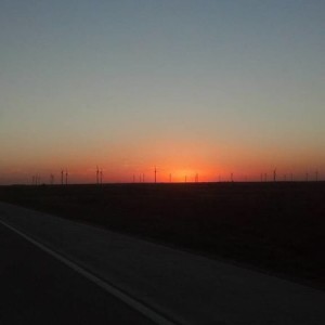 Sunrise over Kansas