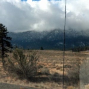 Clouds over NW Nevada