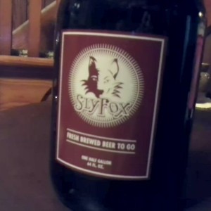 I see your sly fox growler, and raise you one more sly fox growler.