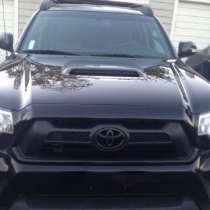 Plasti dip'd my badges