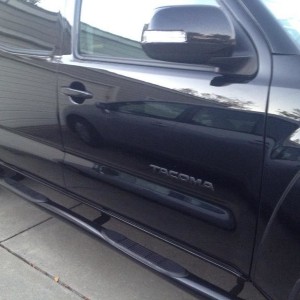 Plasti dip'd my badges