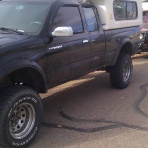 the old and the new, day for the tire switcheroo