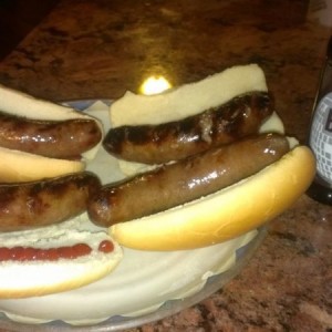 Brats and beer.
