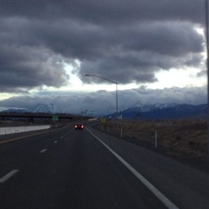 Great...heading into the storm