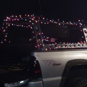 Festive truck is festive