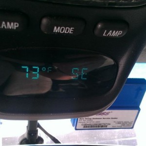 Someone tell mother nature its winter not summer