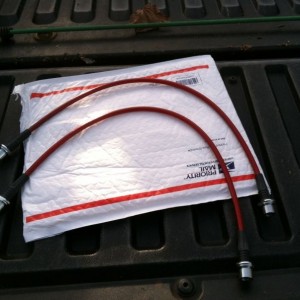 Some new brake lines from Wheeler's.