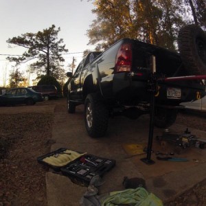 Brute Force swing away std rear bumper