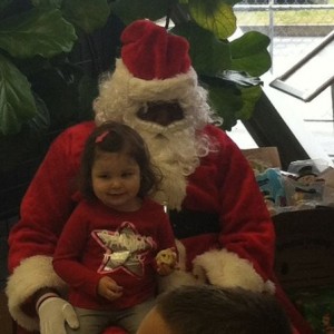 Breakfast with Santa at work. Wait what?