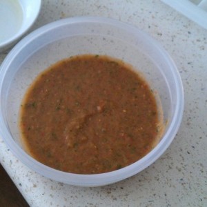 Decided to make some salsa. Despite looking like diarrhea, it turned out pr
