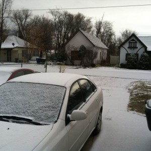 It snowed in Ogden Utah last night :spy: And doesent it figure that I dont 