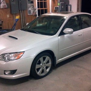 Driving my brothers car to work today :D