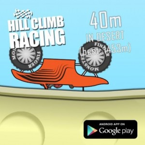 I reached 40m in desert. Check out how far you go: https://play.google.com/