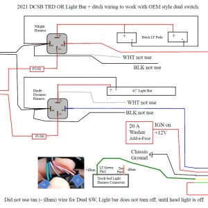 Taco LT Bar And Ditch Light Wiring