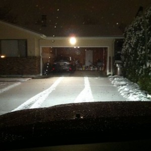 It finally snowed!