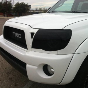 TRD Grill and Black Headlights