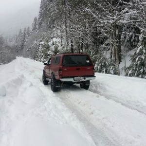 Beckler Road/Forest Service Road 65,a little past the town. in Skykomish, w