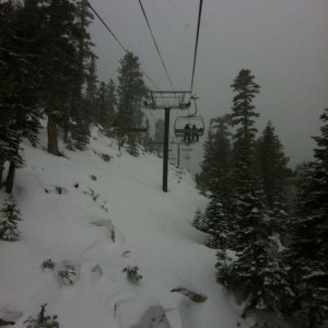 Almost whiteout conditions