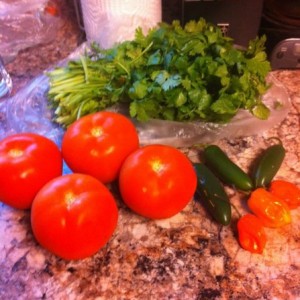 Hello homemade salsa!