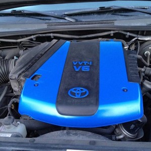 painting engine cover