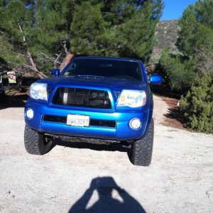 Pc satin black grill