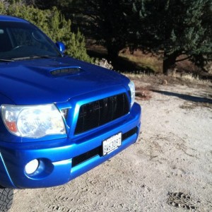 Powder coated grill