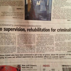 So 90,000 are being let loose b/c of costs. 90% of them no probation office